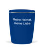 Naturstoff - Fußball Urne - blau weiß - Meine Heimat, meine Liebe - Hamburg