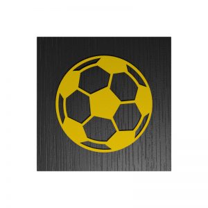 Fußball-Urne Dortmund gelb/schwarz WvD 